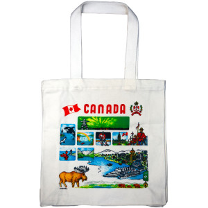 Tote Bag 13x13inch - Canada Sketch(CB021) Tote Bag 13x13inch - Canada Sketch