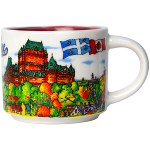 Quebec Sketch Espresso Mug 2oz