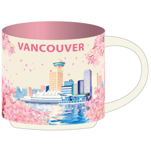 Coffee Mug - Sketch - Vancouver Cherry Blossom(CM081) Coffee Mug - Sketch - Vancouver Cherry Blossom