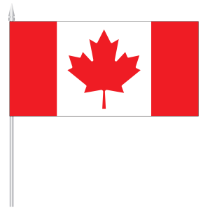 Canada Stick Flag 12 × 6 inch, 30 × 15 cm