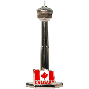 Metal Calgary Tower Figurine
